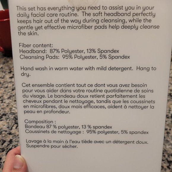 Quo Beauty HEADBAND & FACIAL CLEANSING PAD SET - Picture 5 of 6